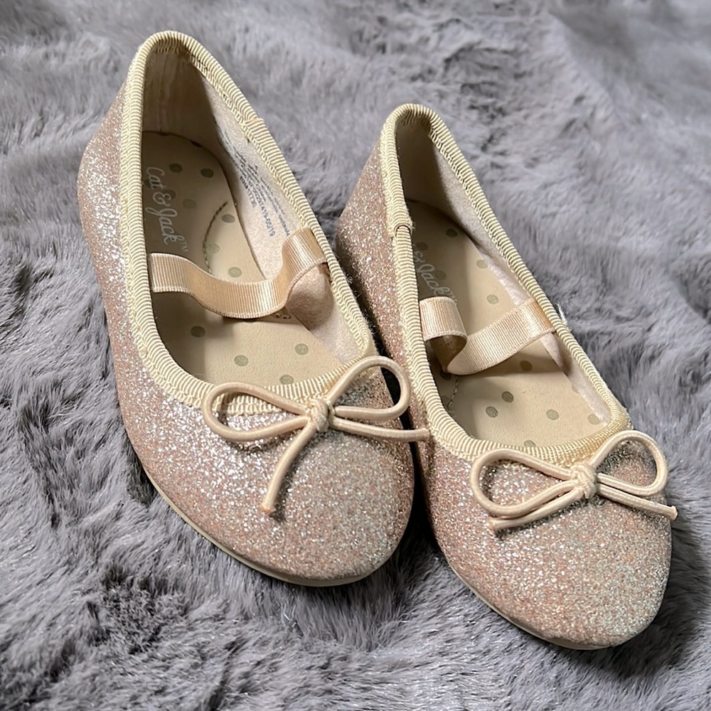 Cat & Jack Gold Flats